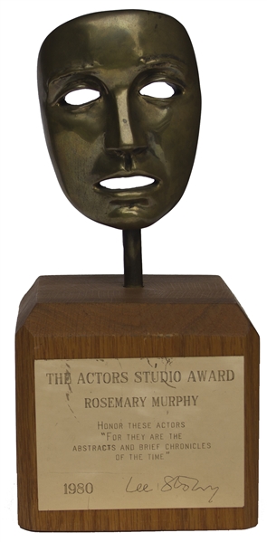 The Actor's Studio Award Given to Rosemary Murphy, Who Starred as ''Miss Maudie'' in ''To Kill a Mockingbird''