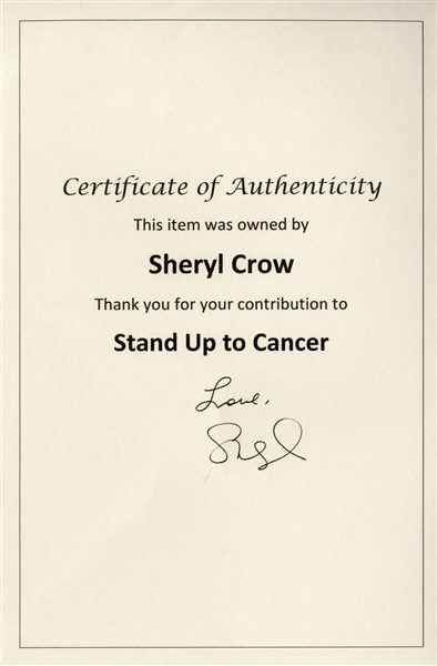 Sheryl Crow Personally Owned & Worn Black Beaded Romper