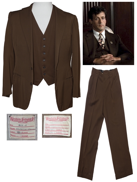 Sylvester Stallone 3-Part Suit From F.I.S.T. -- His First Film After ''Rocky''