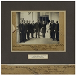 Extremely Rare Wilbur & Orville Wright Signed Photo -- Also Signed by President Taft During a 1909 Visit by the Wright Brothers to the White House