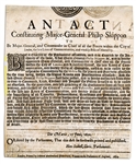 English Civil War 1650 Broadside Appointing a Commander in Chief of The Guard to Protect Parliament -- ...for the suppressing of all Tumults, Insurrections, Rebellions, and Invasions...