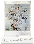 Norman Rockwell Signed Print of His Famous Saturday Evening Post Cover From 1959 Titled, Family Tree