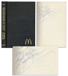 McDonalds CEO Ray Kroc Twice Signed Book, Grinding It Out: The Making of McDonalds