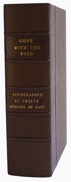 Margaret Mitchell Autograph ''Gone With the Wind'' Cast Signed Novel -- Signed by 12, Including Clark Gable, Vivien Leigh, Olivia de Havilland, Leslie Howard & Hattie McDaniel -- With PSA/DNA COA