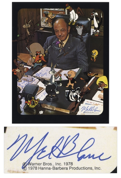 Mel Blanc Signed 8'' x 10'' Photograph -- Blanc Also Writes ''Eh What's Up Steve? Bugs Bunny & Gang''