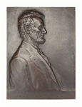 Bronze plaque of Abraham Lincoln by Victor D. Brenner From 1907 - The Image Used for the Penny Released in 1909