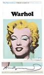 Andy Warhol Large Signed Poster of Marilyn Monroe -- With University Archives COA