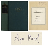 Ayn Rand Signed First Edition of Atlas Shrugged