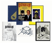 Limited Edition of Bob Kanes Batman & Me -- Includes Hand-Drawn Signed Sketch of Batman in Near Fine Condition