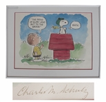 Charles Schulz Peanuts Signed Limited Edition Lithograph -- Snoopy Is the Flying Ace