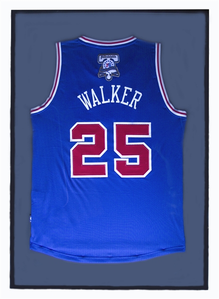 HOFer & 7x NBA All-Star, Chet Walker Personally Owned Commemorative Jersey From His Championship Season With the 1966-67 Philadelphia 76ers