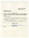 Elijah Muhammad Letter Signed From 1968 as the Nation of Islam Leader -- ...the registration of the Believers...