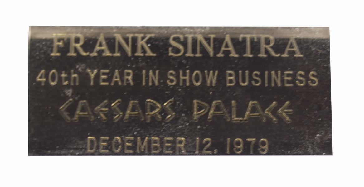 Frank Sinatra Owned Music Box -- Given by Sinatra in 1979 to Commemorate His 40 Years in Show Business
