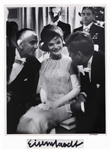 Alfred Eisenstaedt Signed 11 x 14 Photograph of John F. Kennedy, Jackie Kennedy & Lyndon Johnson -- From the 1961 Inaugural Ball