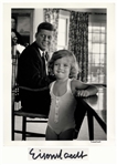 Alfred Eisenstaedt Signed 11 x 14 Photograph of John F. Kennedy & Daughter Caroline -- Taken During the Summer of 1960 When JFK Campaigned for President