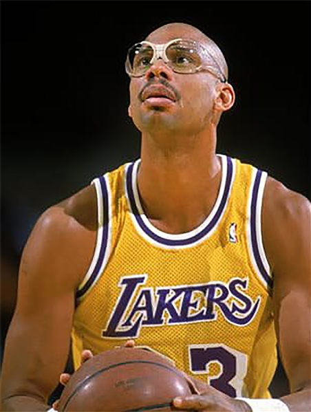 Kareem Abdul-Jabbar Game-Worn Goggles -- Worn During the 1980s With the Lakers