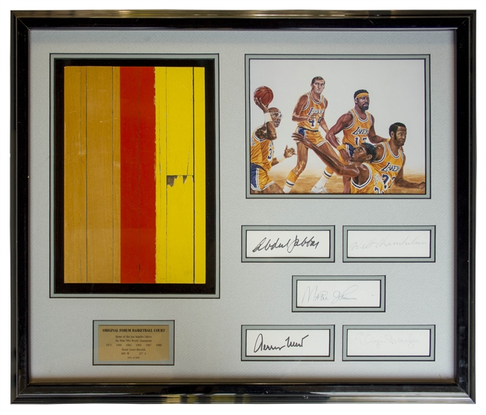 The Framer's Workshop, Berkeley, CA. Framed Lakers Magic Johnson
