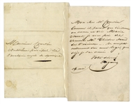 The Father of Photography, Louis Daguerre Autograph Letter Signed