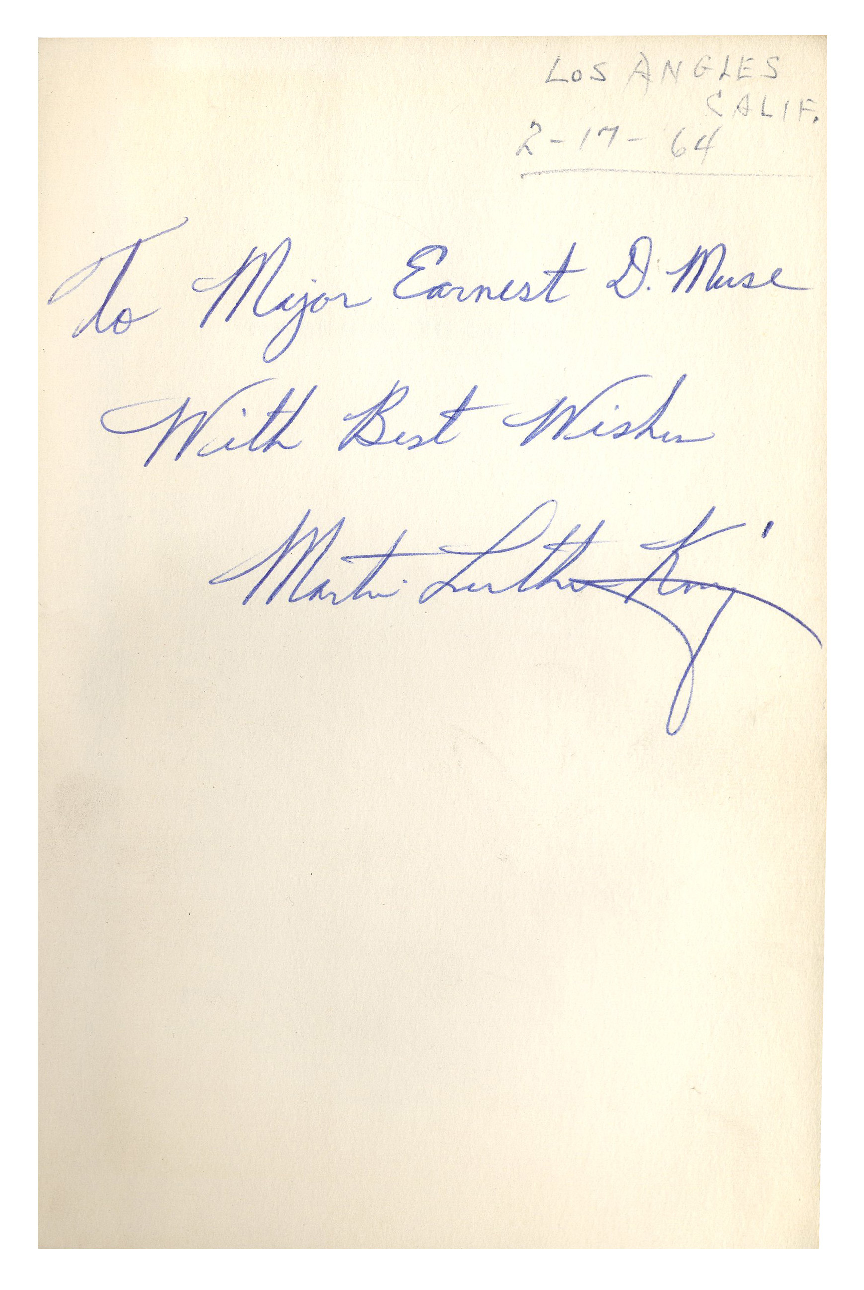Lot Detail - Martin Luther King, Jr. Signed ''Strength To Love'' Autobiography ...1739 x 2594