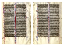 Beautiful 13th Century Biblical Manuscript