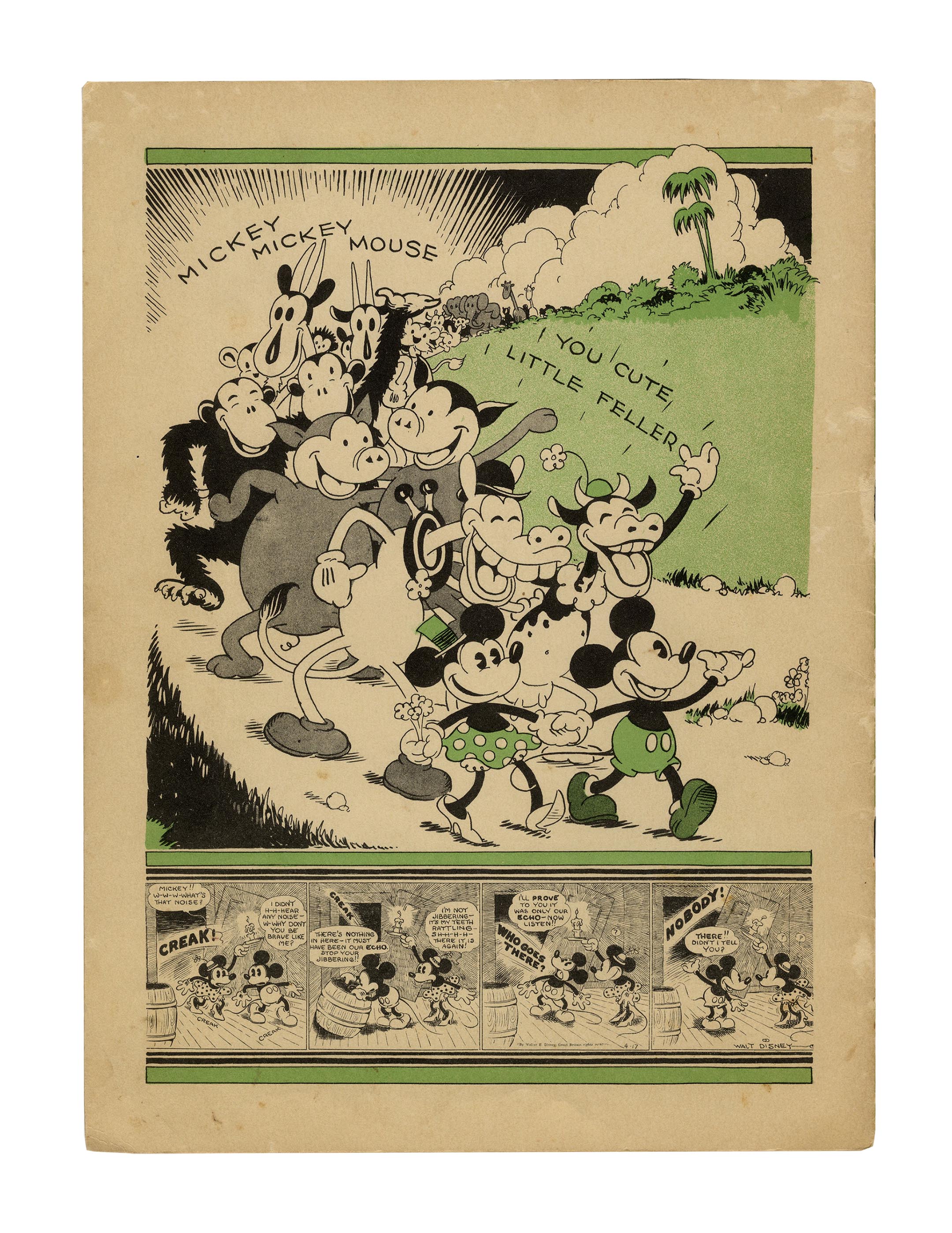 Lot Detail - Premiere Issue of the ''Mickey Mouse Book'' in 1930