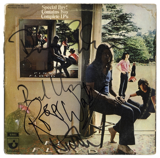 Pink Floyd Singed ''Ummagumma'' Album -- Signed by All Four Members: Roger Waters, Richard Wright, Nick Mason & David Gilmour -- With Roger Epperson COA
