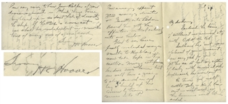 Herbert Hoover Autograph Letter Signed as a Mining Executive -- ...thus getting the effective control entirely into our hands...