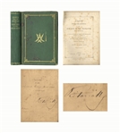 Queen Victoria Signed Copy of Her Book, Leaves from the Journal of Our Life in the Highlands