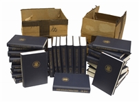 First Edition Set of the Warren Commissions Report on the Assassination of John F. Kennedy -- 26 Volumes in Original Shipping Boxes