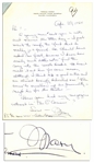 Mary Astor Autograph Letter Signed to Her Agent Regarding Her Novel -- ...Have you had any magazine interest in The OConnors?...