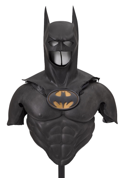 ''Batman Forever'' Batman Costume Featuring Cowl, Shoulders, Chest & Iconic Bat Symbol