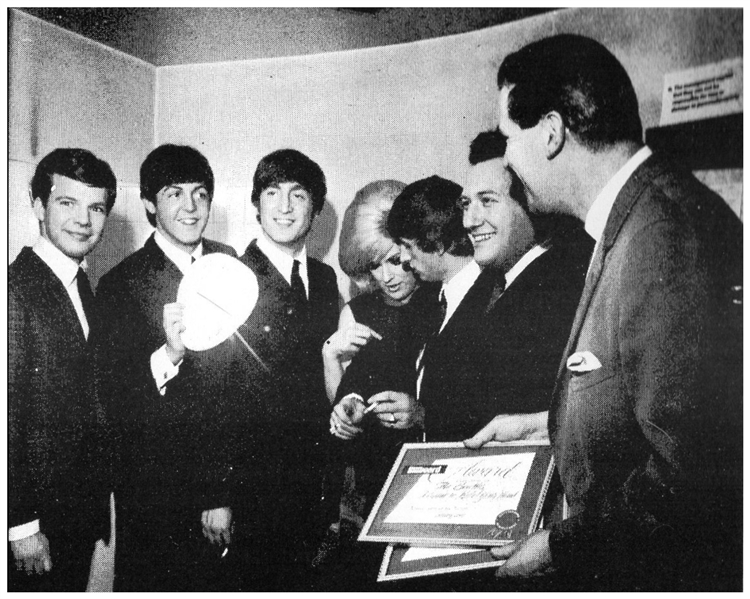 The Beatles 1964 Billboard Award for ''Can't Buy Me Love''