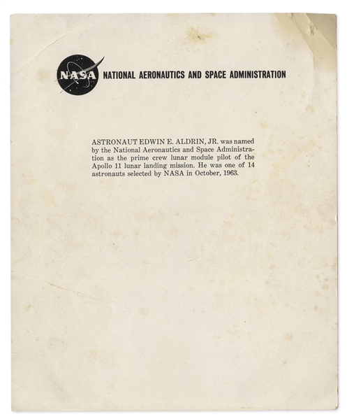 Space-Flown Apollo 11 Robbins Medal -- Given to the Consignor by Buzz Aldrin
