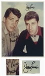 Dean Martin & Jerry Lewis 14 x 11 Signed Photo
