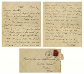 Franklin D. Roosevelt Autograph Letter Signed From Warm Springs & Signed Cover -- ...we have 34 patients & while there will be a falling off over Christmas...we expect to heave 50...