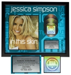 Jessica Simpson RIAA Platinum Award for In This Skin