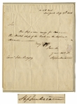 Naval Hero Stephen Decatur Autograph Letter Signed, Writing to John Rodgers in 1811 -- ...This Ship is now ready for sea...
