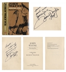 John Wayne Signed Biography John Wayne / Shooting Star -- ...Without my permission but good reading for gossips...