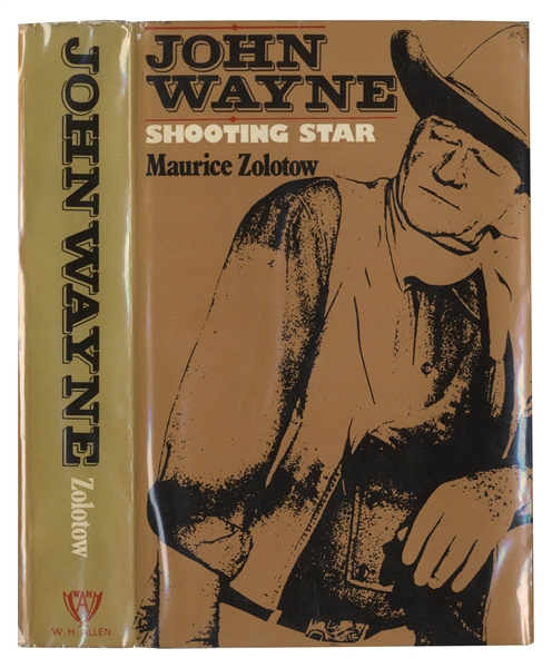 John Wayne Signed Biography ''John Wayne / Shooting Star'' -- ''...Without my permission but good reading for gossips...''