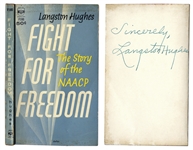 Langston Hughes Signed Copy of Fight for Freedom: The Story of the NAACP