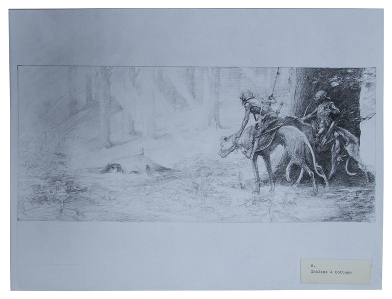 Concept Artwork From the Ridley Scott Film ''Legend'' Starring Tom Cruise -- 19 Photographs Measuring 16'' x 12''.