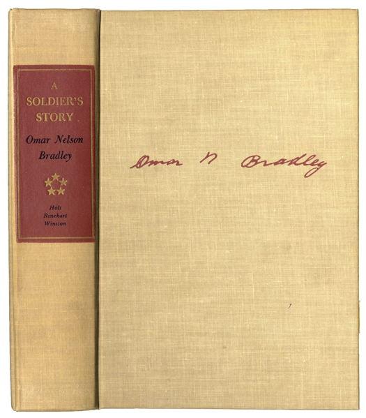 General Omar Bradley ''A Soldier's Story'' Signed -- Based on Bradley's Personal Diaries During WWII