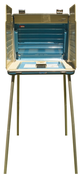 Florida Voting Booth From the 2000 Presidential Election -- The State Whose Recount Was Decided by the Supreme Court in the Closest Presidential Election in U.S. History
