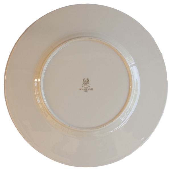 Ronald Reagan White House Service Plate Made for State Dinners -- ''THE WHITE HOUSE / 1981''