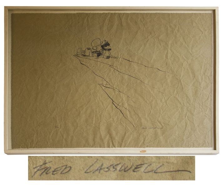 Fred Lasswell Signed Limited Edition of Snuffy Smith