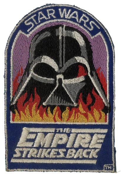 ''Vader in Flames'' Crew Patch From ''The Empire Strikes Back''