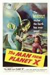 Classic Sci-Fi B-Movie One Sheet for the 1951 Film The Man from Planet X