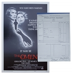 The Omen Production Budget & Poster -- Originally Entitled Birthmark