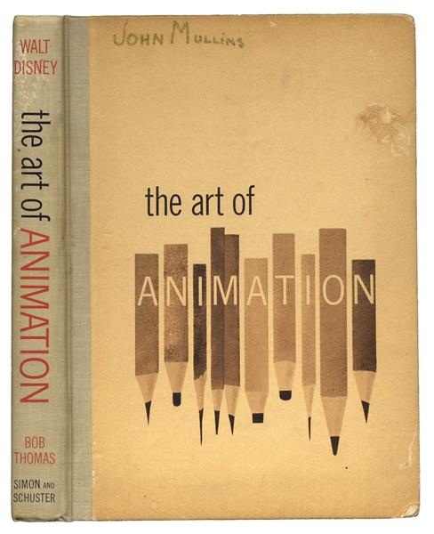 Bold, Fanciful Walt Disney Signature in ''The Art of Animation'' -- Countersigned by 21 Legendary Disney Artists