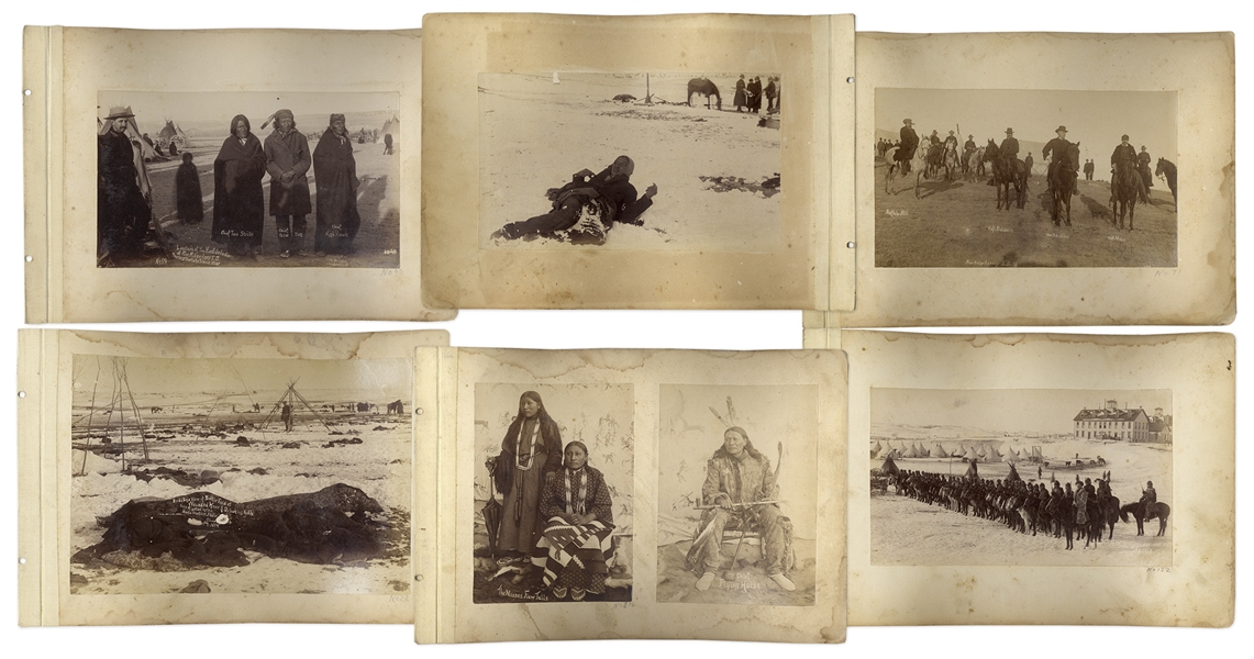 Andrew J Russell 52 Photographs of the Wounded Knee Massacre and Its Aftermath -- The Most Comprehensive Photo Album of the Massacre With Many Unpublished Photos